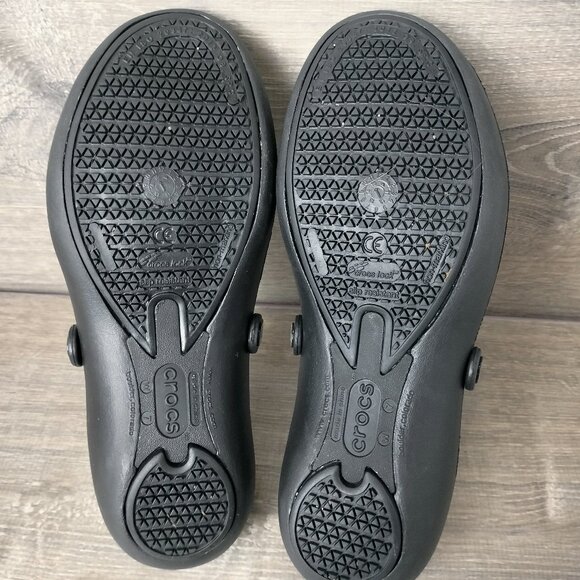 CROCS Women's Black Flats - Picture 8 of 13